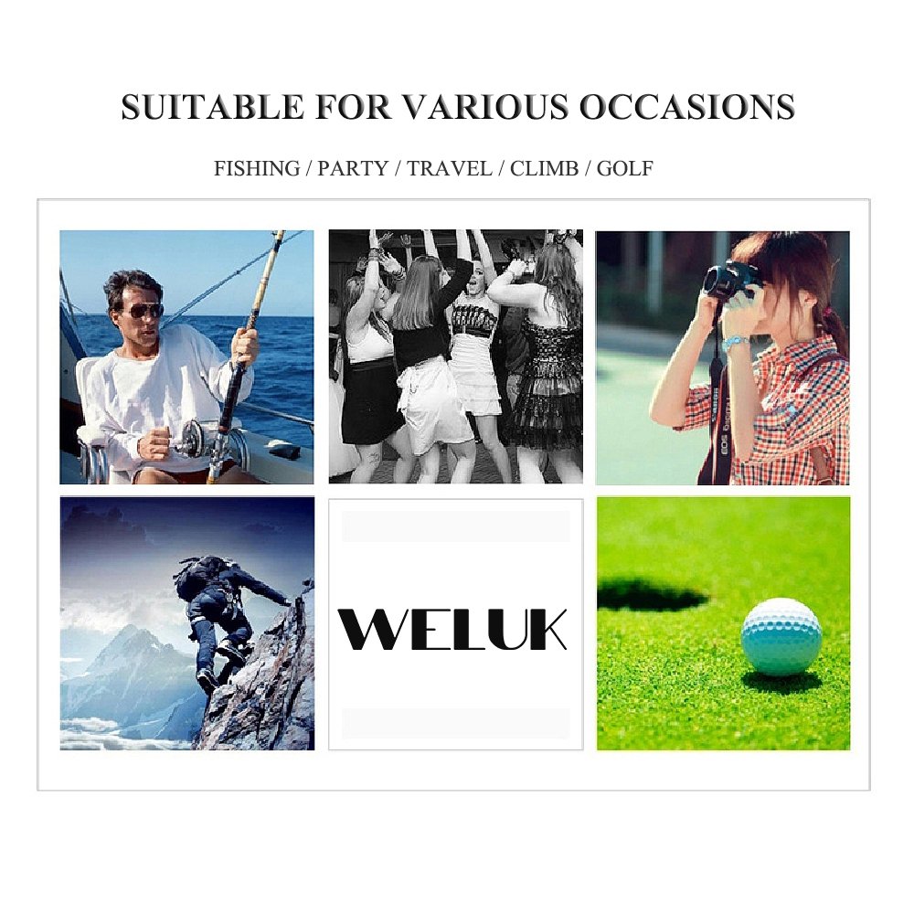 WELUK Classic Aviator Sunglasses Men Women Metal Driving Pilot Fishing Glasses (Gold & Dark Green, 60)