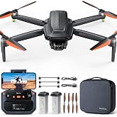 Bwine F7GIM 4K Video 6K Photo Drones with Camera for Adults 3-Axis Gimbal． | 70Mins Flight,10000ft Long Range Transmission, Smart GPS, Auto Return, Follow Me, Waypoint,Orbit Fly, Beginner Mode