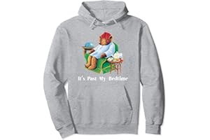 It's Past My Bedtime Funny Bear Lover Vintage for Men Women Pullover Hoodie