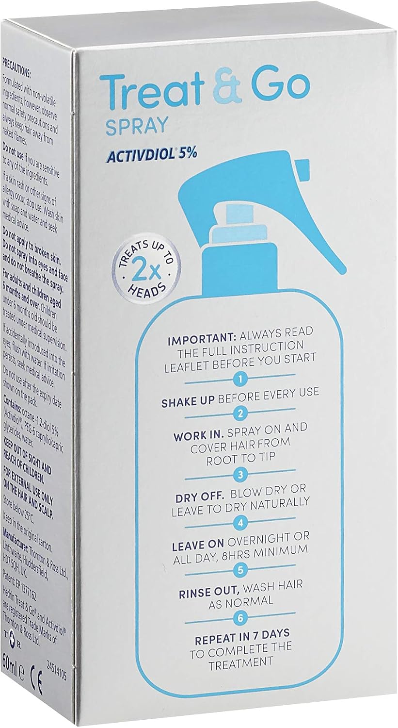 Hedrin Treat and Go Spray, 60ml - Image 3