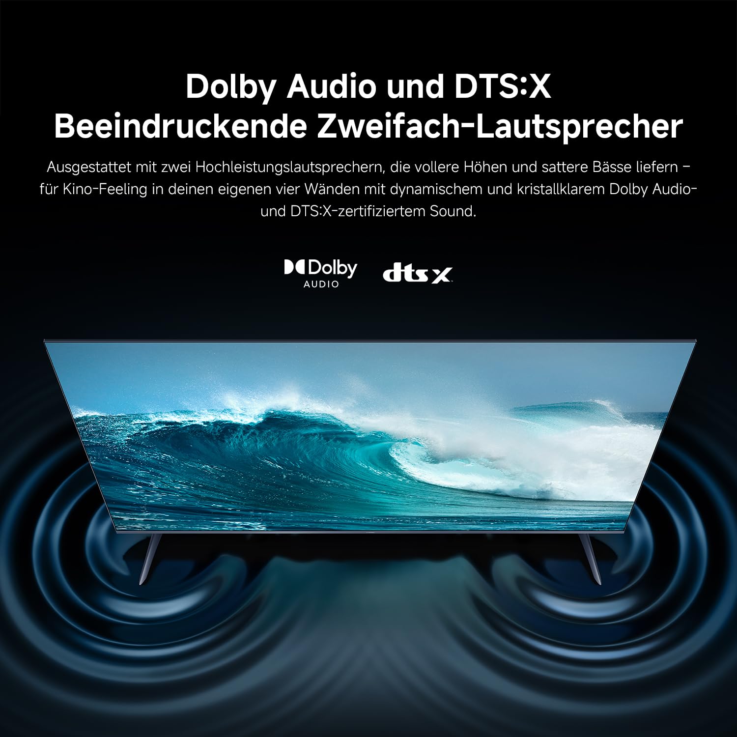 XIAOMI A Pro, 65" (165 cm), 4K UHD QLED, Smart TV, Google TV, Triple Tuner DVB-C/S/S2/T/T2, HDR10+, Game Boost 120Hz, MEMC, Sprachsteuerung mit, 2+8GB, Kompatibel mit Apple Airplay & Google Cast 2