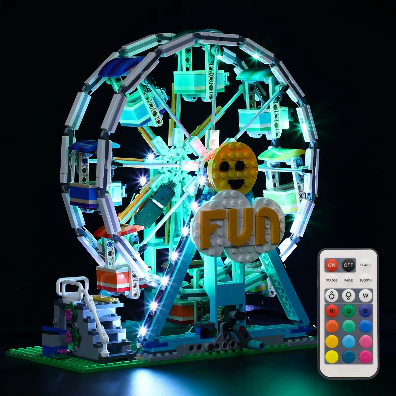 GEAMENT LED Light Kit (Remote Control) Compatible with LEGO Creator 31119 - Lighting Set for 3-14 Years, 1 Piece