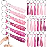 Sureio 24 Pcs Christian Gifts Bible Keychains Bulk for Women Men Girls Church Party Favor Gifts Motivational Keychain Rings