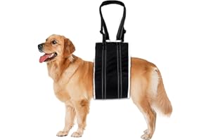 Adjustable Dog Lift Harness Dog Sling Portable Dog Sling for Back Legs Dog Lift Harness for Large Dogs Soft Lift Support and 