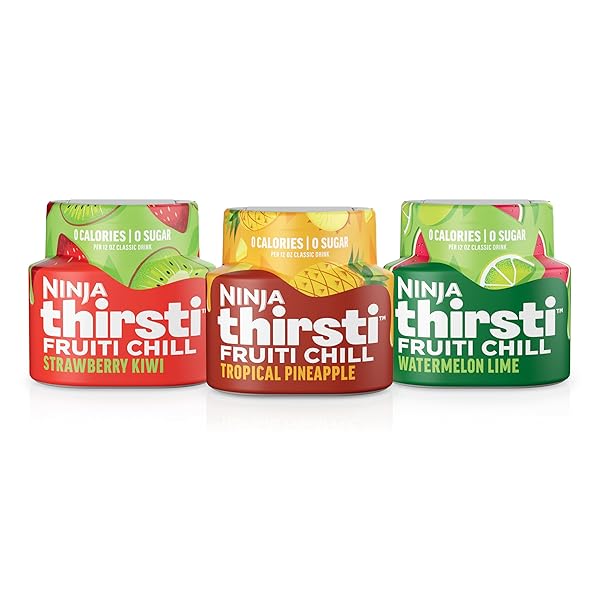 NINJA THIRSTI FLAVORED WATER DROPS, FRUITI CHILL VARIETY...