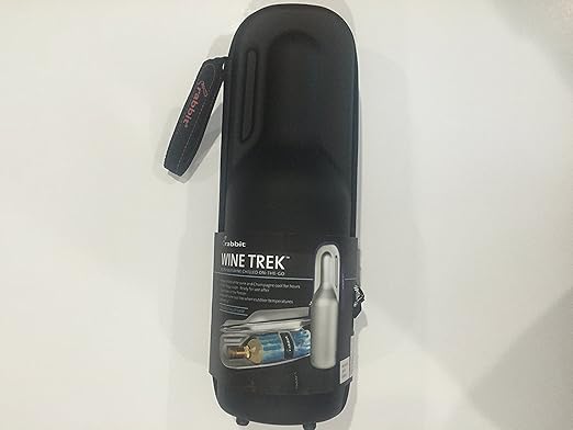 rabbit wine trek portable bottle cooler