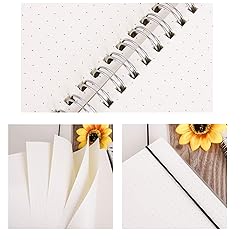 Yansanido Spiral Notebook, 3 Pcs A5 Thick Plastic