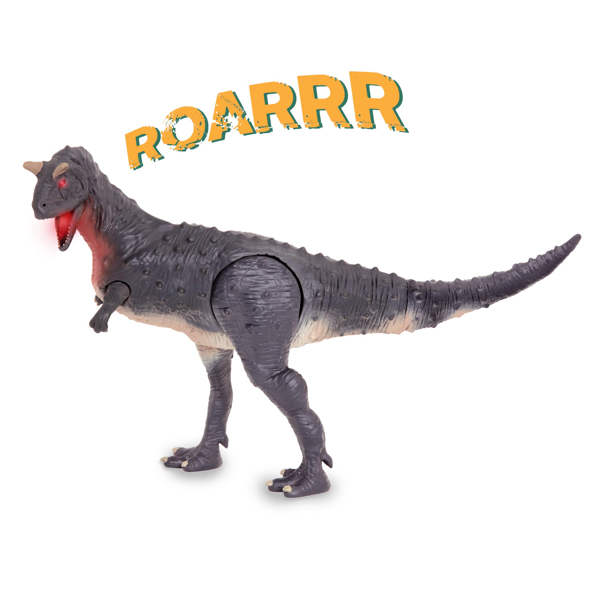 Terra by Battat – Electronic Dinosaur with Light & Sound – Carnotaurus Toy for Kids Age 3+