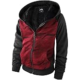 OHSNMAKSL Boys Fleece Jacket Kids Winter coat Girls Sherpa Lined Zip Up Hoodie Warm Sweatshirt School Hooded Outerwear