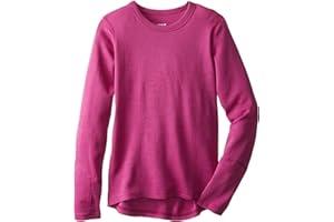 MINUS33 MERINO WOOL 100% Merino Wool Kids Base Layer Midweight Crew Top - Warm Long Sleeve Shirt