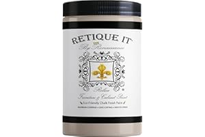 Retique It Chalk Furniture Paint, 32 Fl Oz (Pack of 1), 11 Alabaster