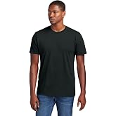 District Wash Tee - Vintage Short Sleeve T-Shirt for Men &amp; Women, Regular Fit Blank Top, Soft Cotton