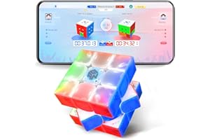 GAN12 ui Maglev Intelligent Speed Cube 3x3 10th Anniversary Edition, Smart Magnetic Cube with Online Games Training PowerPod,