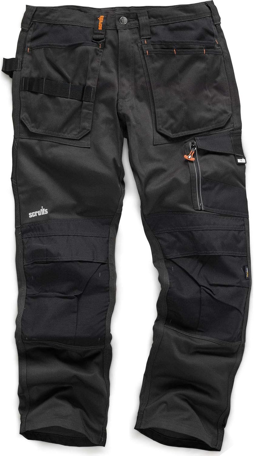 Scruffs T51990 3D Trade Trouser Graphite 30L, 30W Long