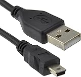 kenable USB 2.0 Hi-Speed A to mini-B 5 pin Cable Power & Data Lead 0.5m