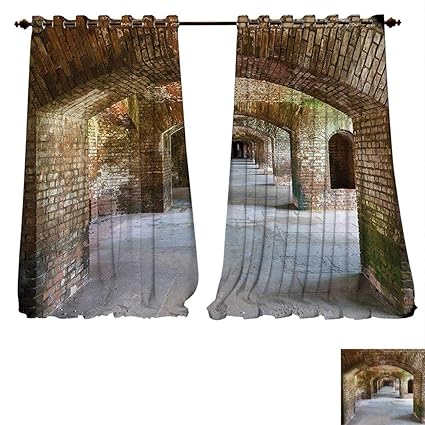 Fengruiyanjing Home Waterproof Window Curtain Brick Arches At Dry