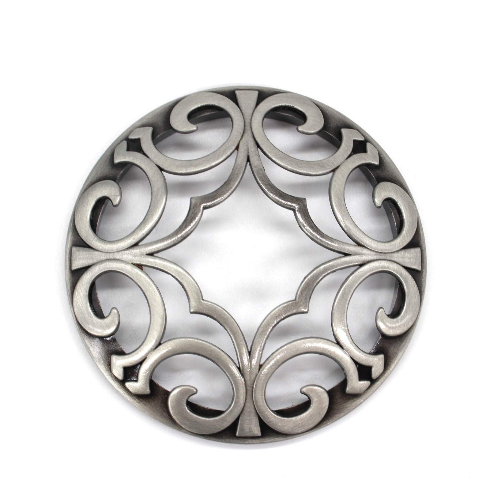 Hion Scented Candle Topper Illuma Lid Jars Cover Shade Sleeves, Help Burn More Evenly, Candle Accessories Decorations Increases Atmosphere Party Gifts for Women(Space Silver)