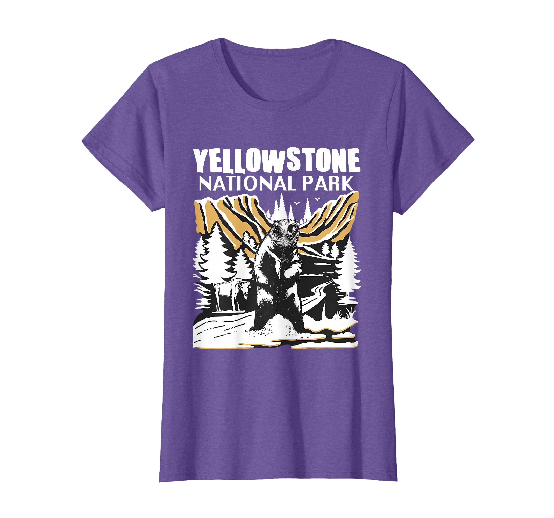 Yellowstone National Park Grizzly Bear - Hiking & Camping T-Shirt