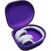 Headphone Headset Case for Beats, Sony, Raycon, JBL, OneOdio, TOZO, SteelSeries, Jabra, Audio-Technica & Sennheiser Headphones(Outer Purple+Inner Purple)