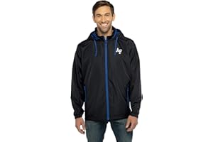 Vantage Apparel Men's Collegiate Premium Lightweight Packable Hooded Wind Jacket