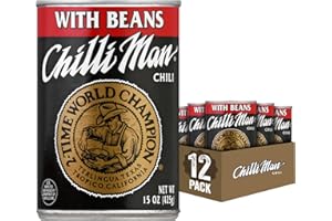 CHILLI MAN Chili With Beans (12 Pack) 15 ounce can