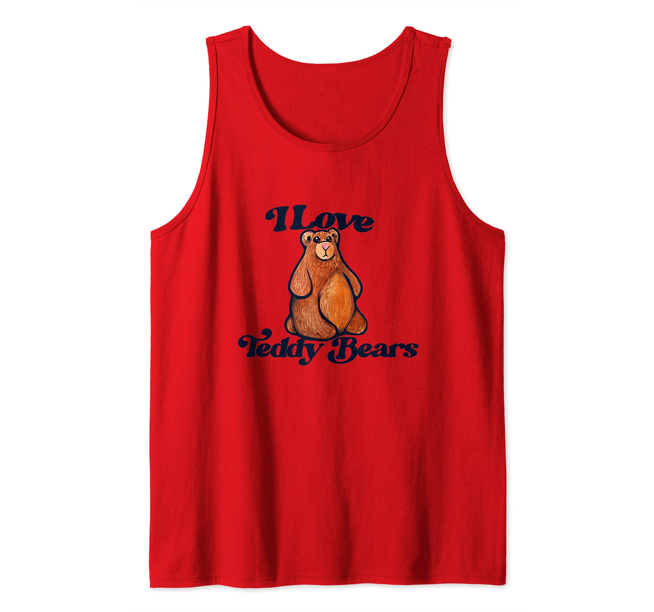 I love Teddy Bears cute Teddy Bear Collector Tank Top