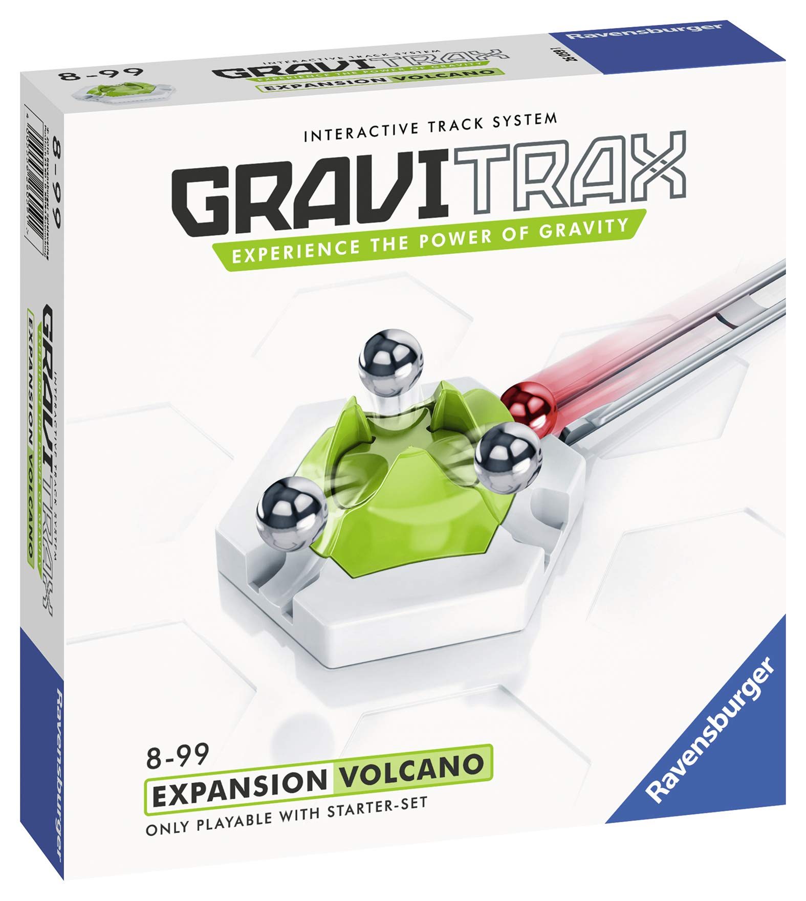 Ravensburger GraviTrax Volcano - Add On Extension Accessory Marble Run and Construction Toy For Kids Age 8 Years and Up - STEM
