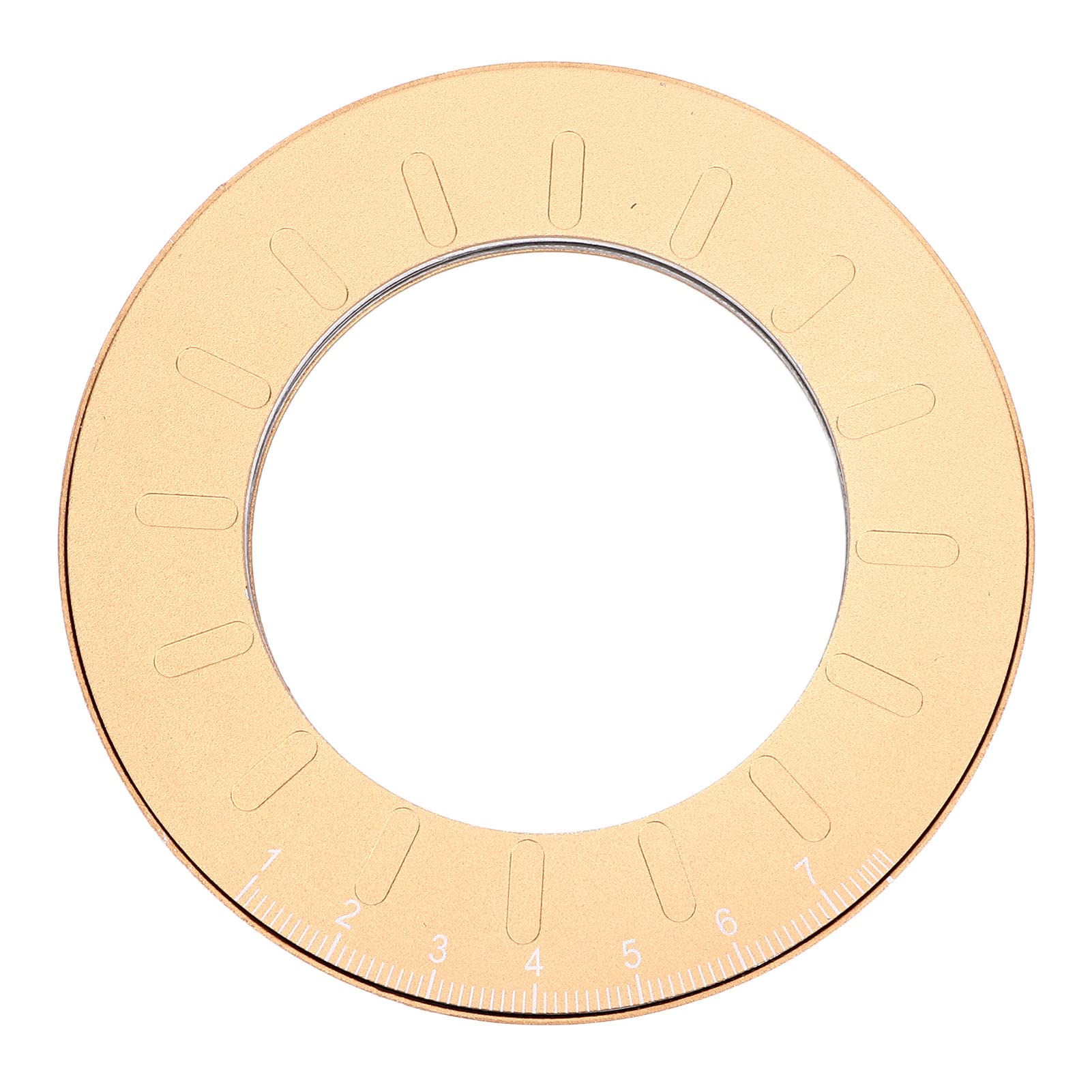 Haofy Circle Drawing Maker Tool, Gold Circle Maker Circle 12.5cm High Flexibility Adjustable Perimeter Metal Circle Template