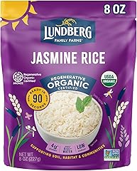 Lundberg Jasmine Rice, Long Grain White Rice - Non-Sticky, Fluffy Aromatic Rice, Sustainably Grown in California, Regenerativ