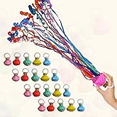 20 Pack Streamer Poppers, No Mess Confetti Poppers,Easy to Clean Handheld Streamer Cannon,Ideal for Celebrations and Events F