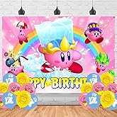 Cartoon Star Birthday Party Backdrop, Star Birthday Party Decoration,Star Themed Happy Birthday Banner Shoot Photo Backgrounds Props for Boys and Girls Party 5x3ft