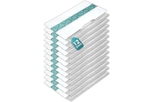 BRUVISH (12 Pack) VM252 Disposable Mop Pad Refills Compatible with Shark VACMOP, Multi-Surface Mop Pads for Shark Vacmop Pro VM252/ VM250/ VM200/ VM251/ VM205/ VM190/ QM250 QM251 QM252 QM253 VC205 VCM60 UM205