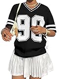 Jersey Shirts for Women Y2k Graphic Number Shirt