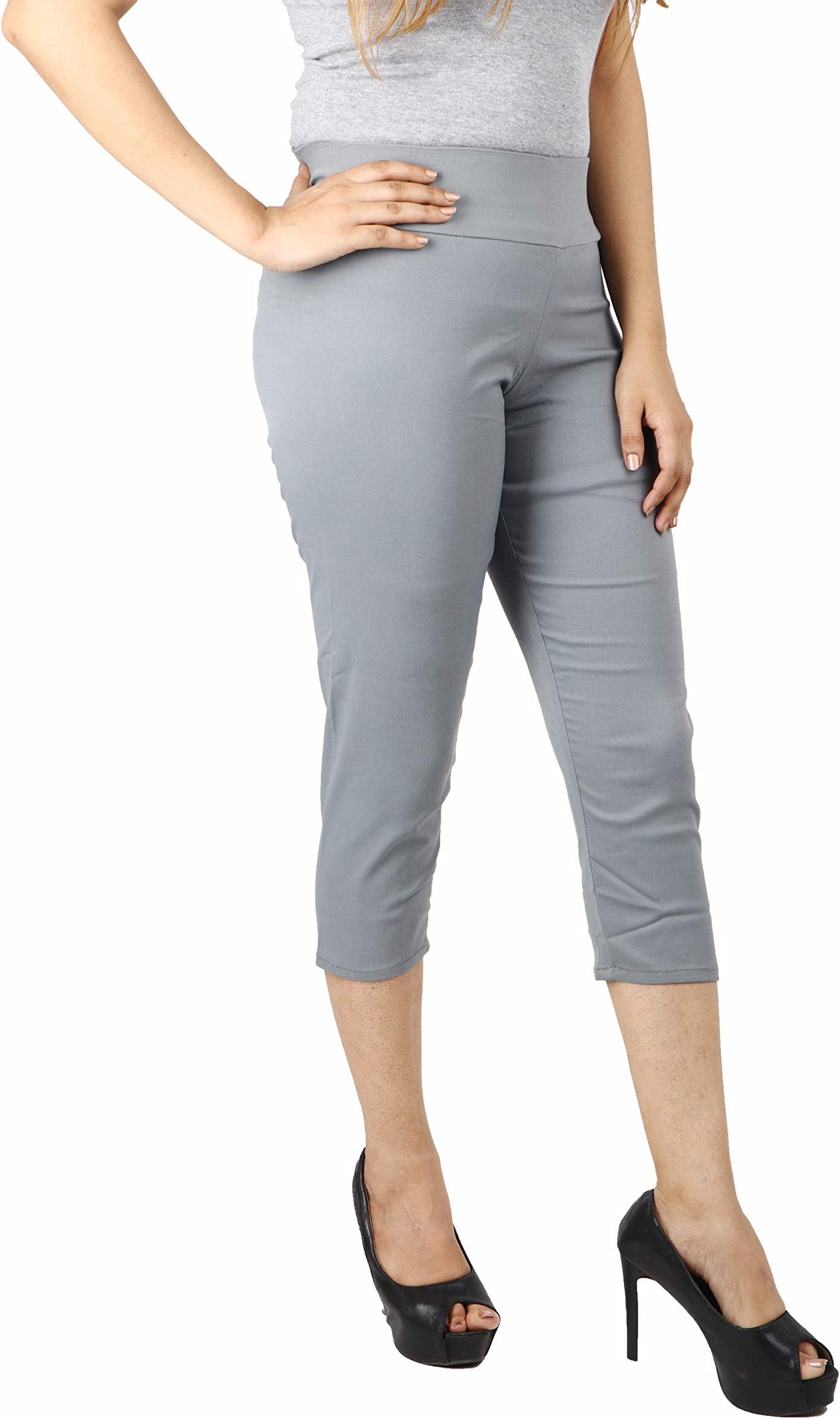 AAKRITHIWomen's Denim Capri