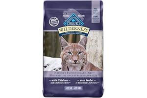 Blue Buffalo Wilderness High Protein Grain Free, Natural Adult Dry Cat Food, Chicken 5.4 Kg Bag - Large Bag, Kibble