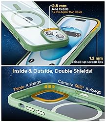 SUCGLES for iPhone 15 Plus Case with