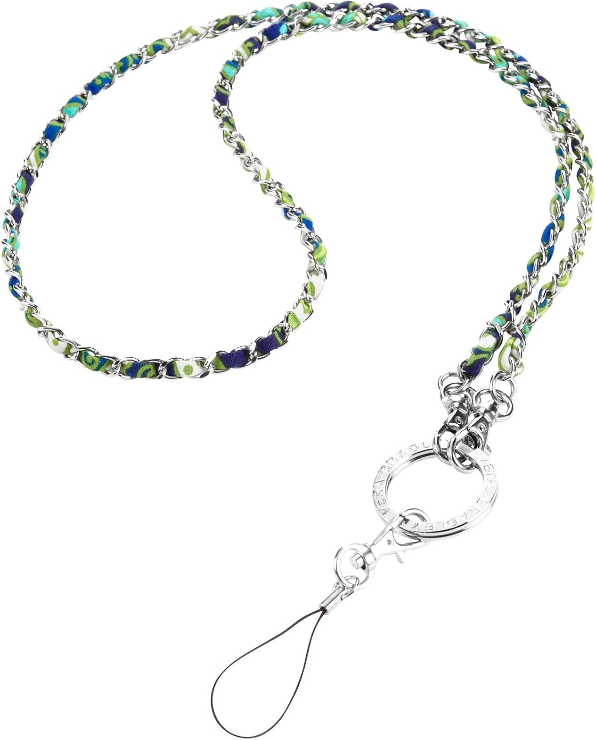 Vera Bradley Chain Lanyard in Rhythm and Blues Office Products