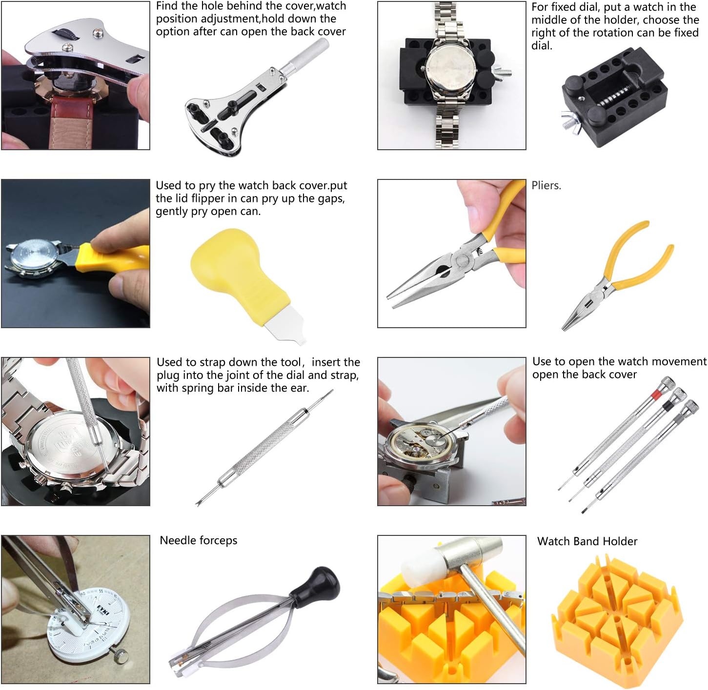 Longruner Watch Repair Kit: Home Improvement