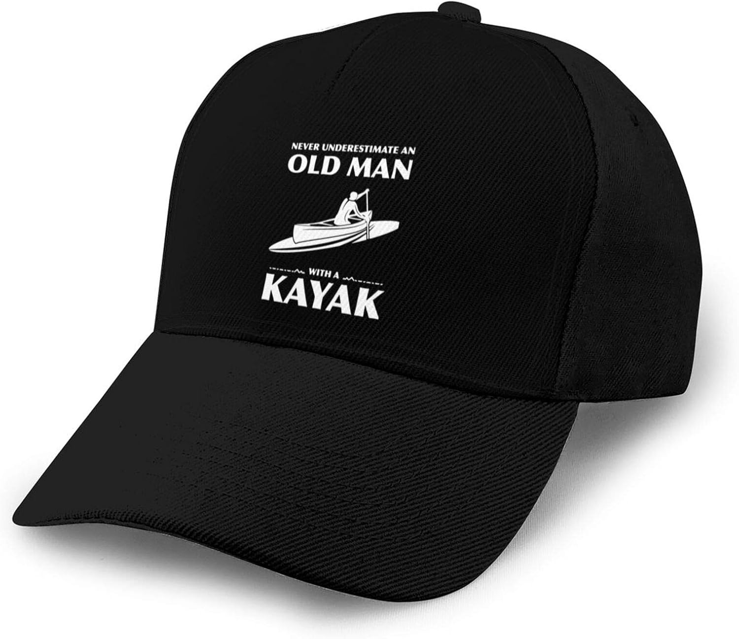 Never Underestimate an Old Man with A Kayak Unisex Outdoor Baseball Cap