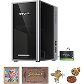 xTool F2 Ultra 60W MOPA &amp; 40W Diode Dual Laser Engraver | 100+ Color Metal Engraving, Dual 48MP Cameras, Auto Streamline, 15,000mm/s Ultra-Fast, AI Powered 3D Laser Engraving Machine