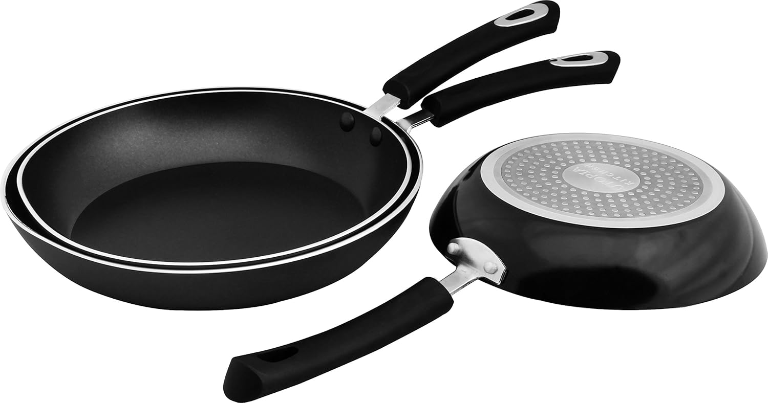 Utopia Kitchen Nonstick Frying Pan Set - 3 Piece Induction Bottom - 8 Inches, 9.5 Inches and 11 Inches: Kitchen & Dining