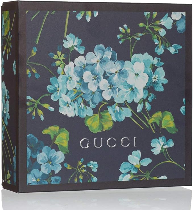 gucci belt flowers blue