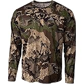 Pnuma Outdoor Renegade Long Sleeve Shirt, Caza Veil Camo, Breathable, Odor Control, Moisture-Wicking (P304C)
