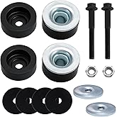 EVRBUL Radiator Core Support Body Mount Bushings and Hardware Set Compatible with GM Chevrolet Camaro Pontiac Firebird 1967-1989, Subframe Body Mount Rubber Bushing kit Replace# 112-250-GM2-NOS