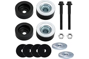 EVRBUL Radiator Core Support Body Mount Bushings and Hardware Set Compatible with GM Chevrolet Camaro Pontiac Firebird 1967-1989, Subframe Body Mount Rubber Bushing kit Replace# 112-250-GM2-NOS