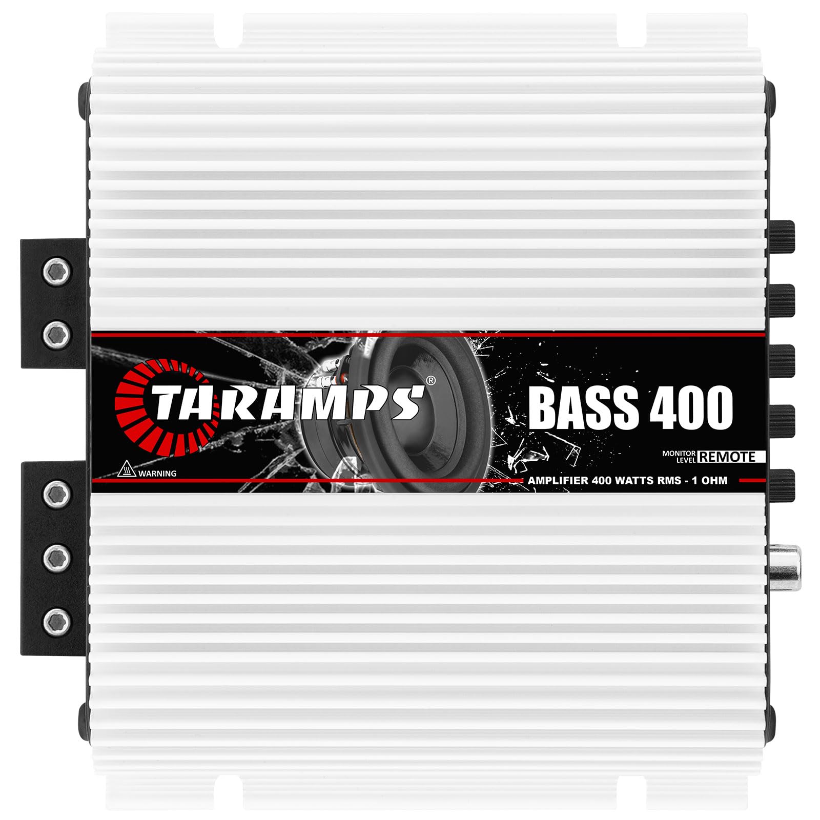 Taramps BASS 400 1 Ohm Monoblock Amplifier: 400W RMS Class D Power for Car Subwoofers