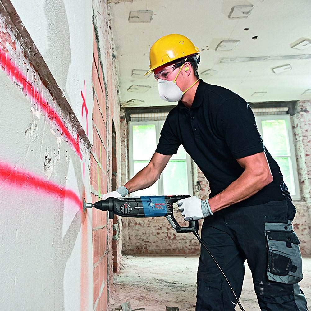 Bosch GBH2-28L-RT 8.5 Amp 1-1/8 in. SDS-Plus Bulldog Xtreme MAX Corded Rotary Hammer (Renewed)