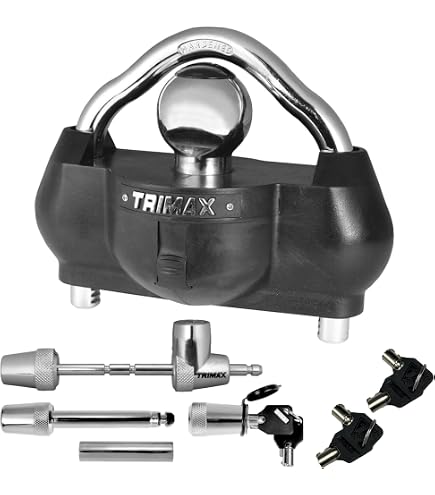 Amazon.com: Trimax TWL100 Ultra-Max Adjustable Wheel Lock, Yellow