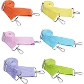eZAKKA Purse Straps Replacement Crossbody, 6Pcs, Multi-Color | Wide Purse Strap Crossbody Shoulder Straps Adjustable for Canvas Bag Crossbody Handbag