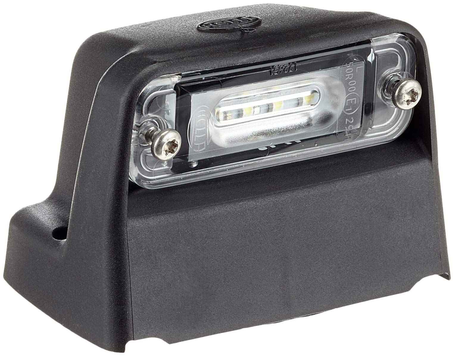 HELLA 2KA 010 278-421 Licence Plate Light - LED - 12V - mounting/Bolted - Lens Colour: Crystal clear - Plug: Blade Terminal - Lateral Mounting/Body/Outer - Quantity: 1